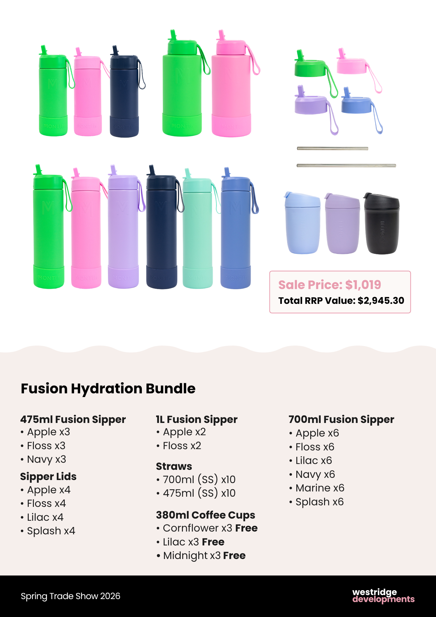 2026 Trade Show Hydration Bundle - Fusion