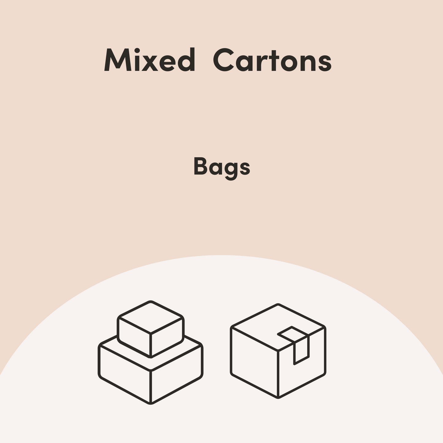 Mixed Cartons - Bags