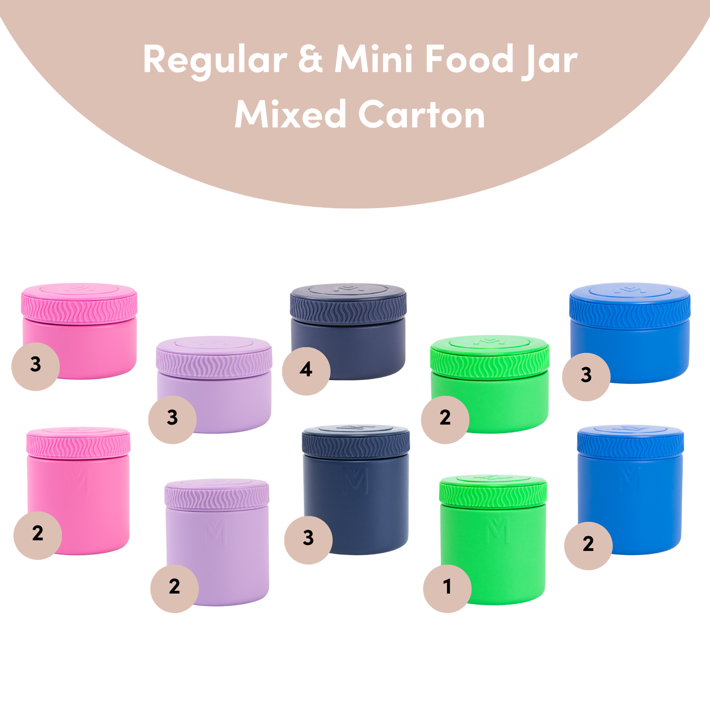 Mixed Cartons - Bento Boxes & Food Jars