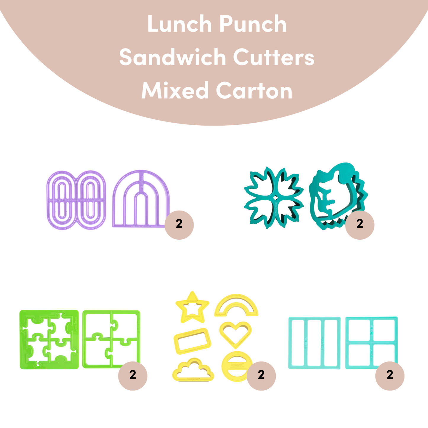 Lunch Punch Mixed Cartons - Accessories