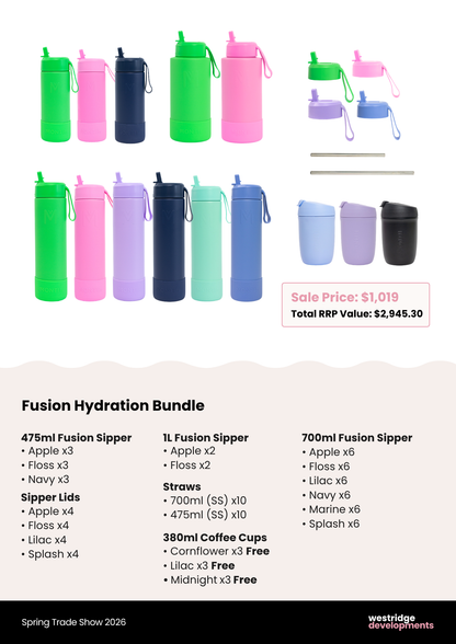 2026 Trade Show Hydration Bundle - Fusion