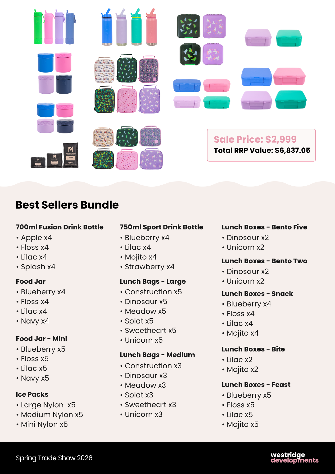 2026 Trade Show Best Sellers Bundle