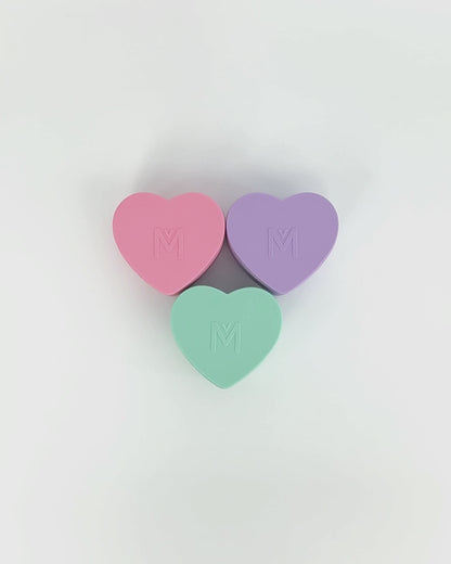 MontiiCo Silicone Heart Tub